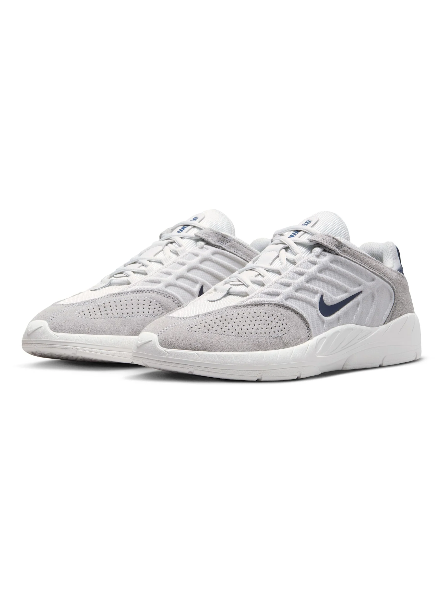 Nike SB Vertebrae - Platinum Tint / Midnight Navy / Wolf Grey - Image 2