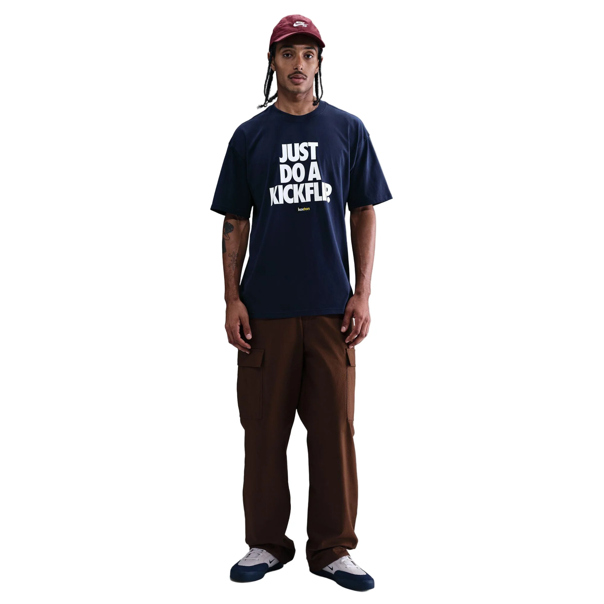 Nike SB x Koston Max90 Skate T-Shirt - Midnight Navy