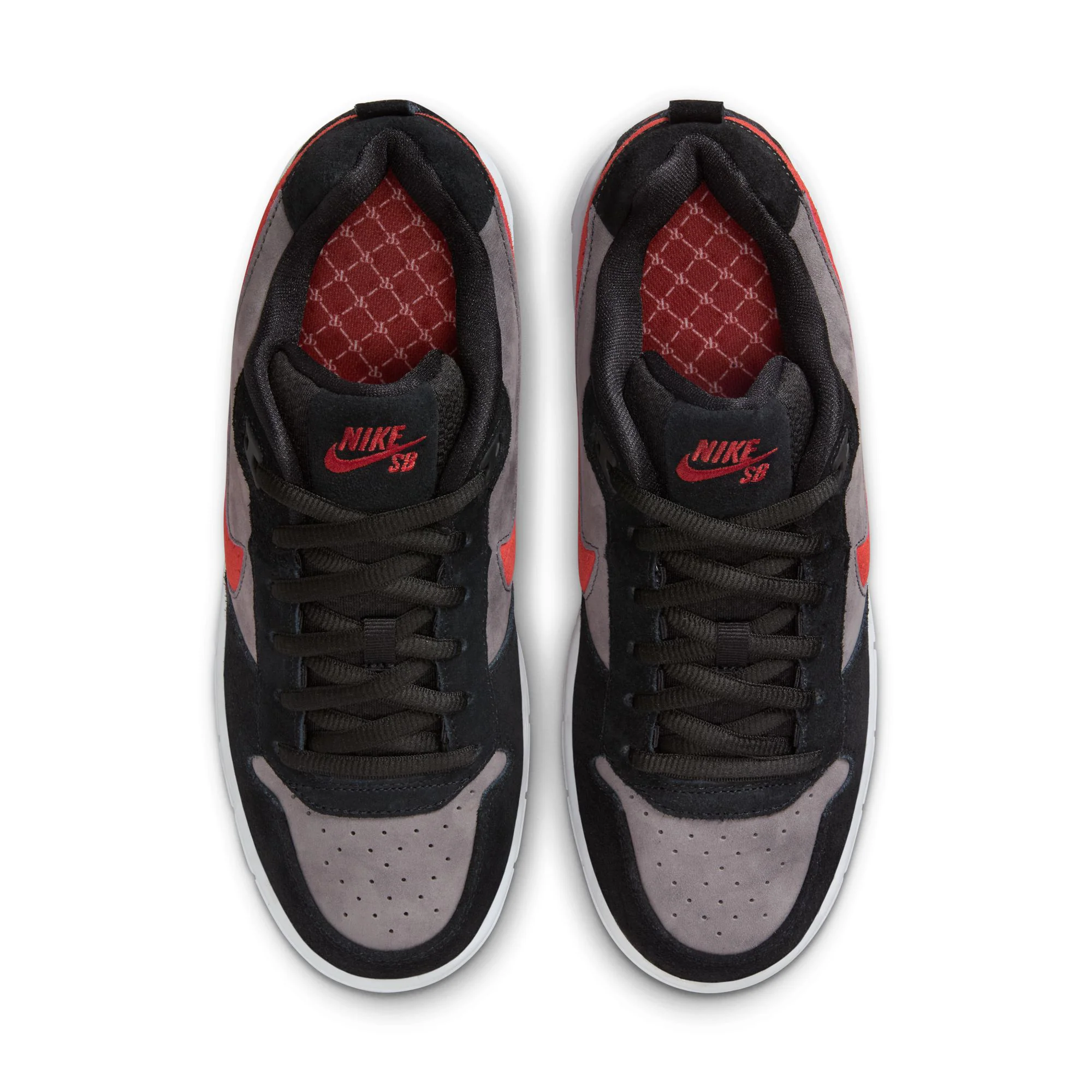 Nike SB Zoom Air Paul Rodriguez Low Qs - Black / Varsity Red - Flint Grey - Black - Image 3