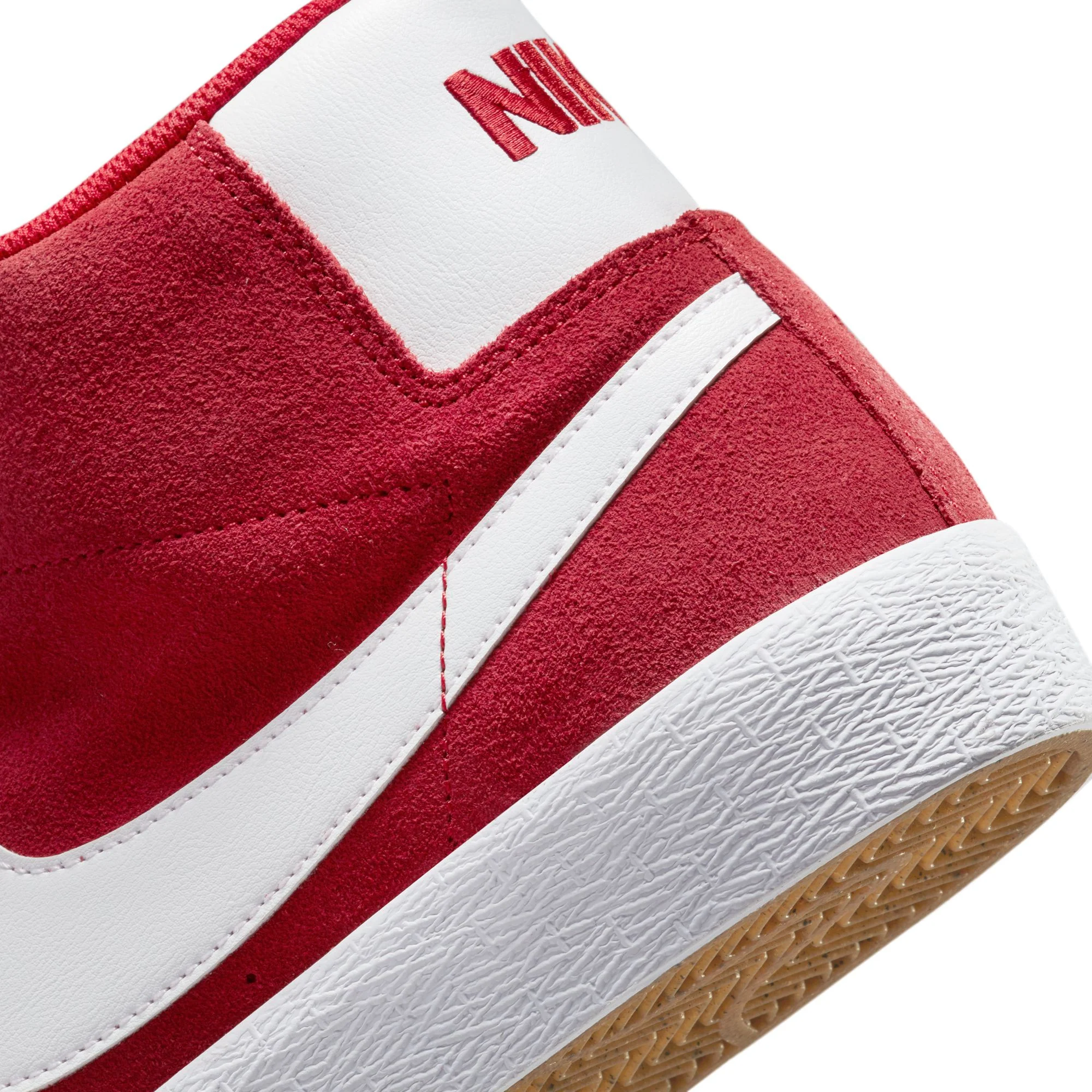 Nike SB Zoom Blazer Mid-Red/White - Image 6