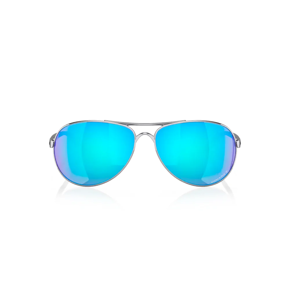 Oakley Feedback - Polished Chrome w/prizm Sapphire - Image 2