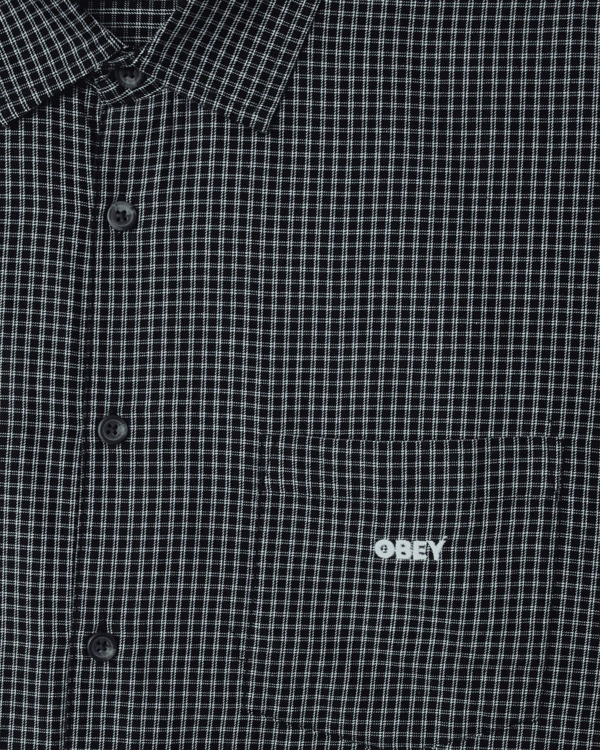 Obey Bigwig Frank Woven - Black - Image 3