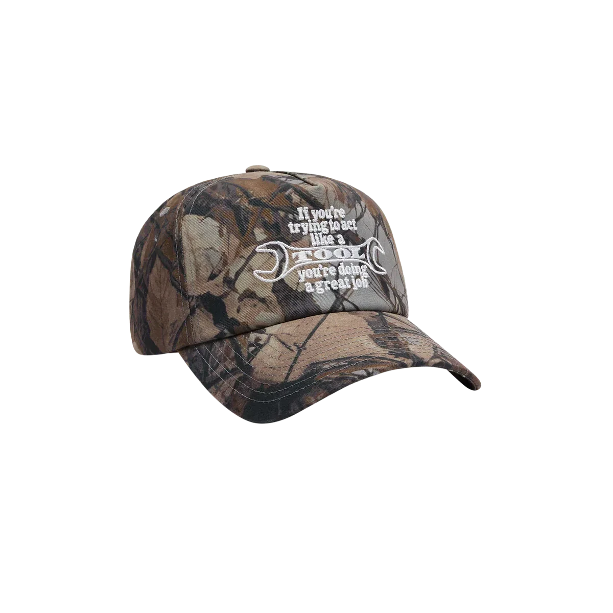 Obey Tool 5 Panel Snapback - Fence Camo