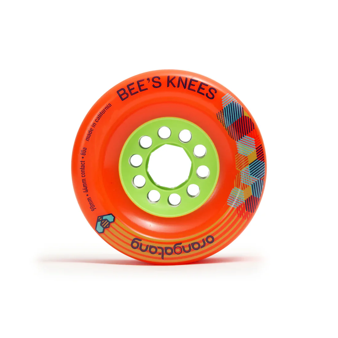 Orangatang Bee's Knees 80a Orange - 90mm