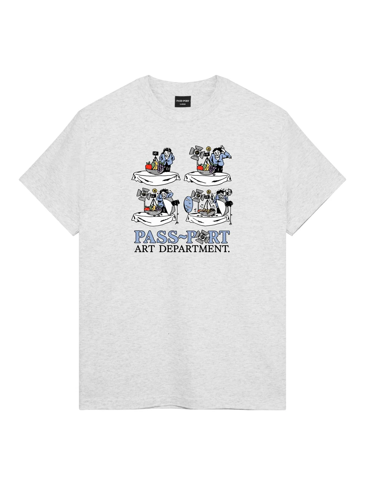 Pass-Port Art Dept. Tee - Ash