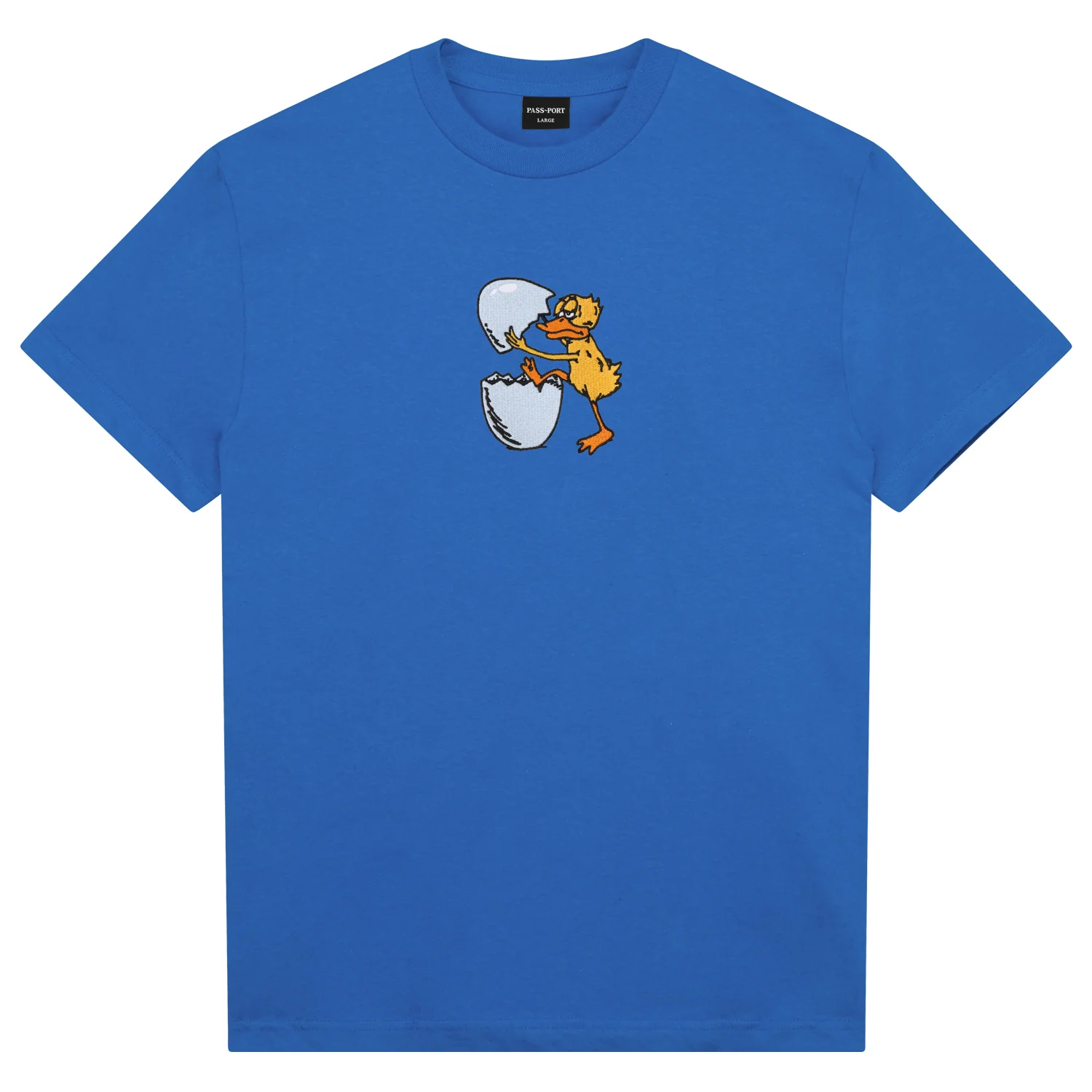 Passport Over It Tee - Royal Blue