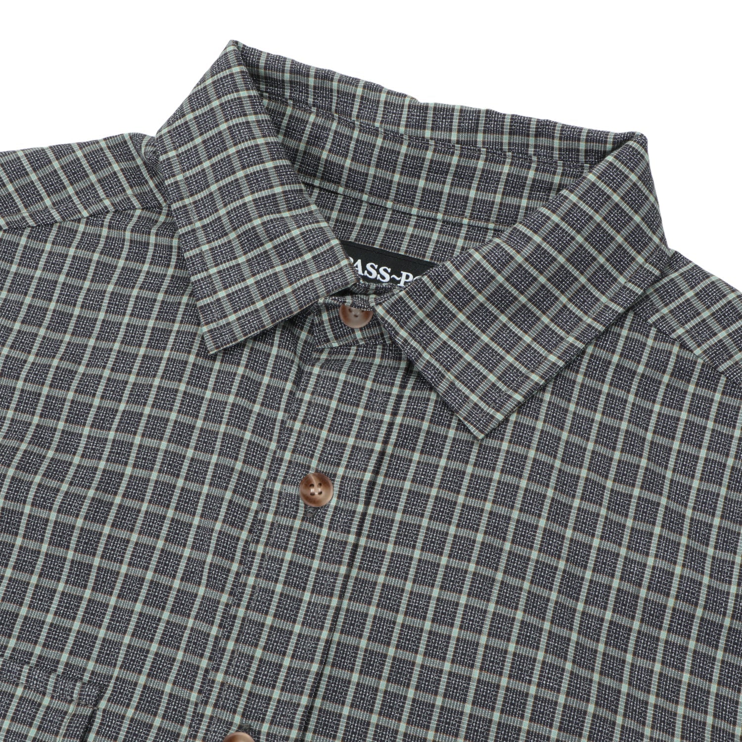 Passport Workers Check Long Sleeve - Grey - Image 2