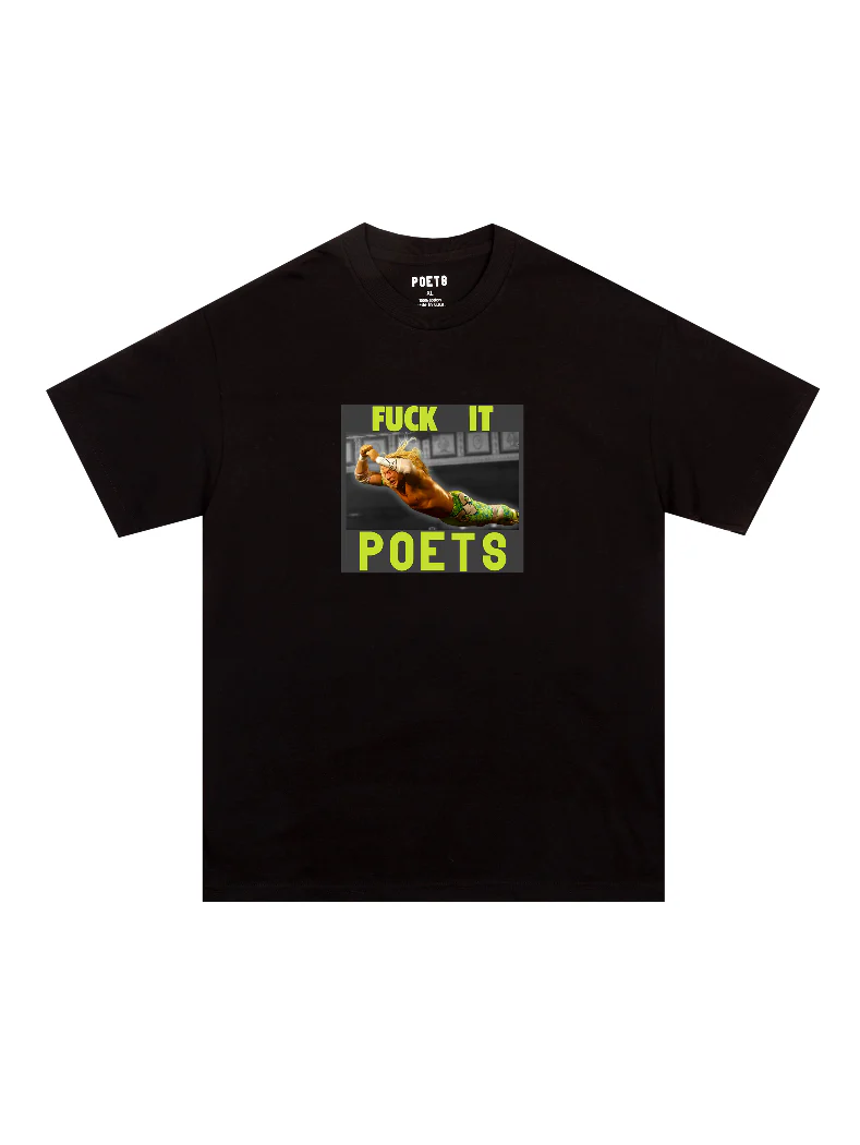 Poets Fuck It Tee - Black