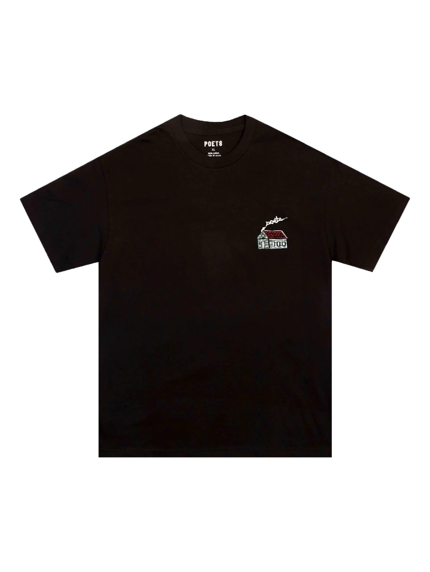 Poets Home Tee - Black