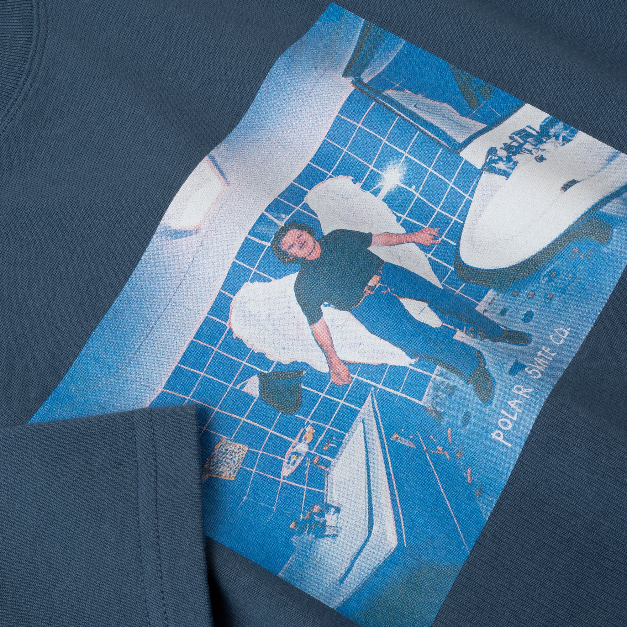 Polar Angel Man Tee - Grey Blue - Image 3