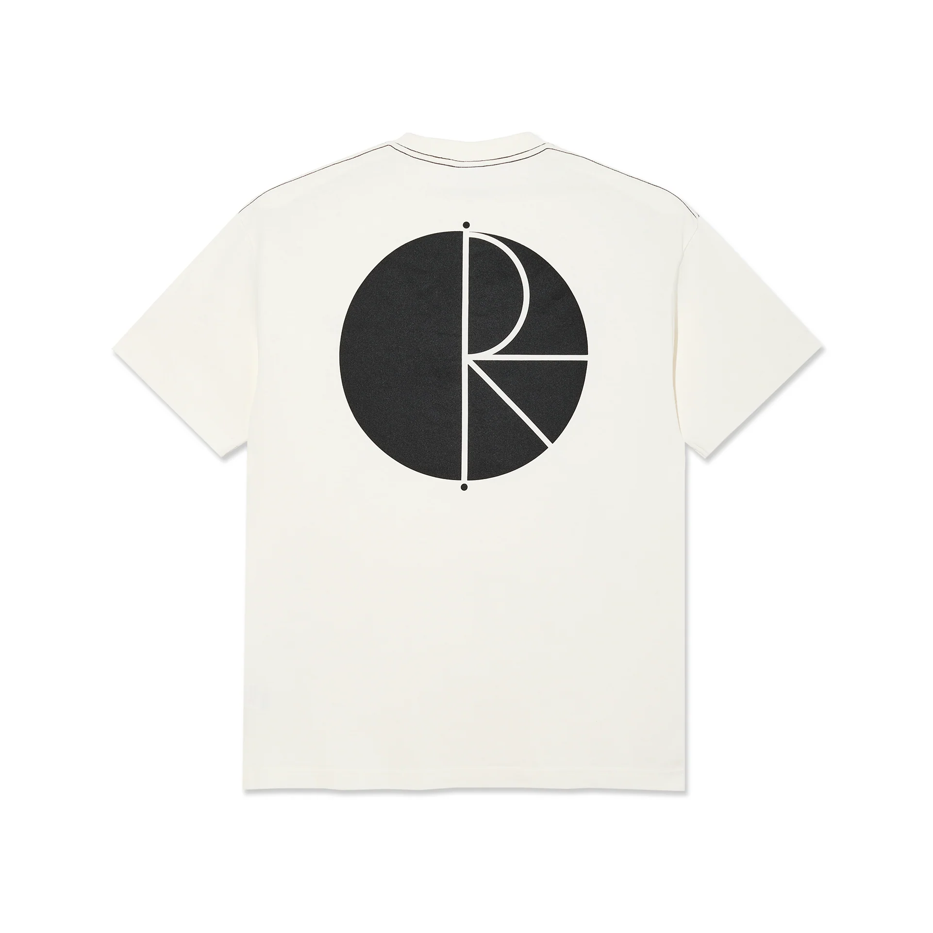 Polar Contrast Tee Fill Logo - Ivory / Black - Image 2