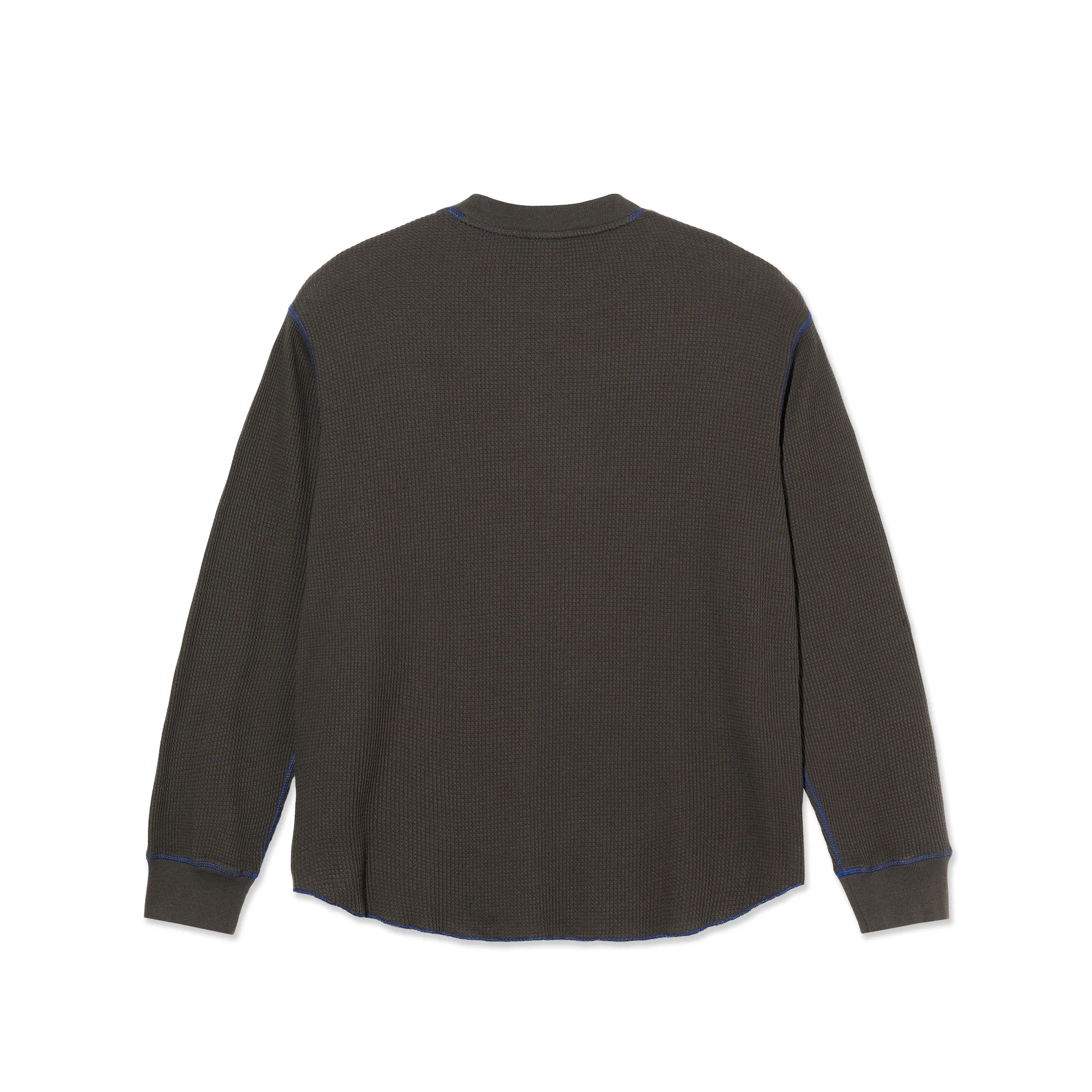 Polar Dylan LS Tee - Dirty Black / Blue - Image 2