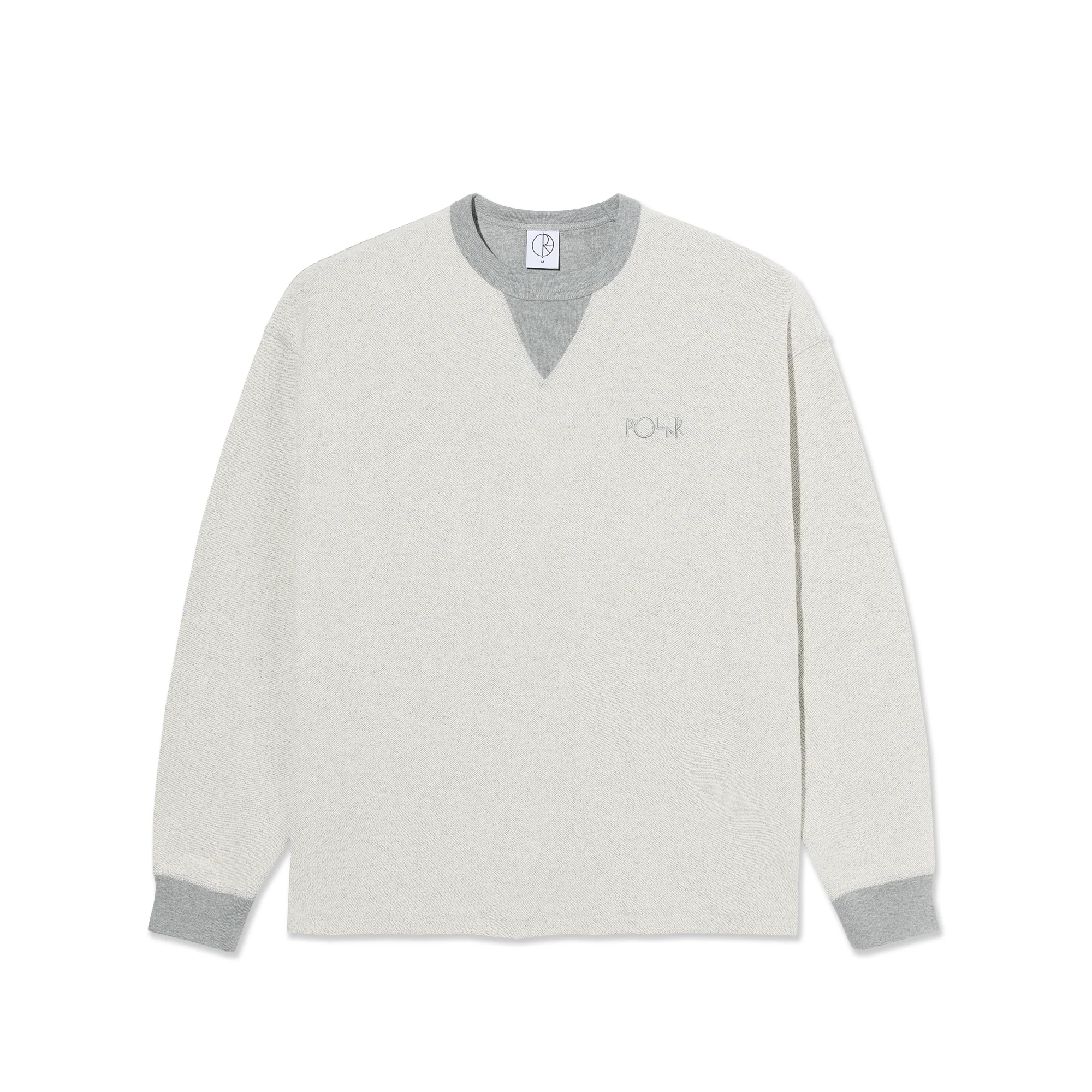 Polar Reversed Sweater - Heather Grey