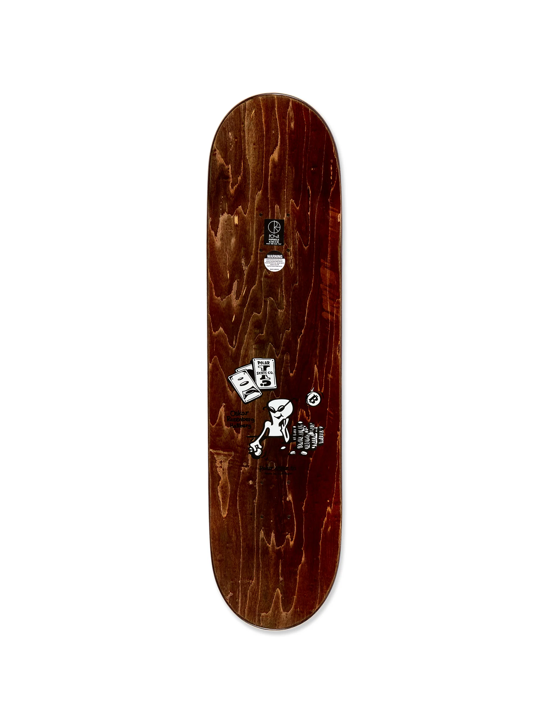 Polar Rozenberg Poker Face Deck - 8.125 Short - Image 2