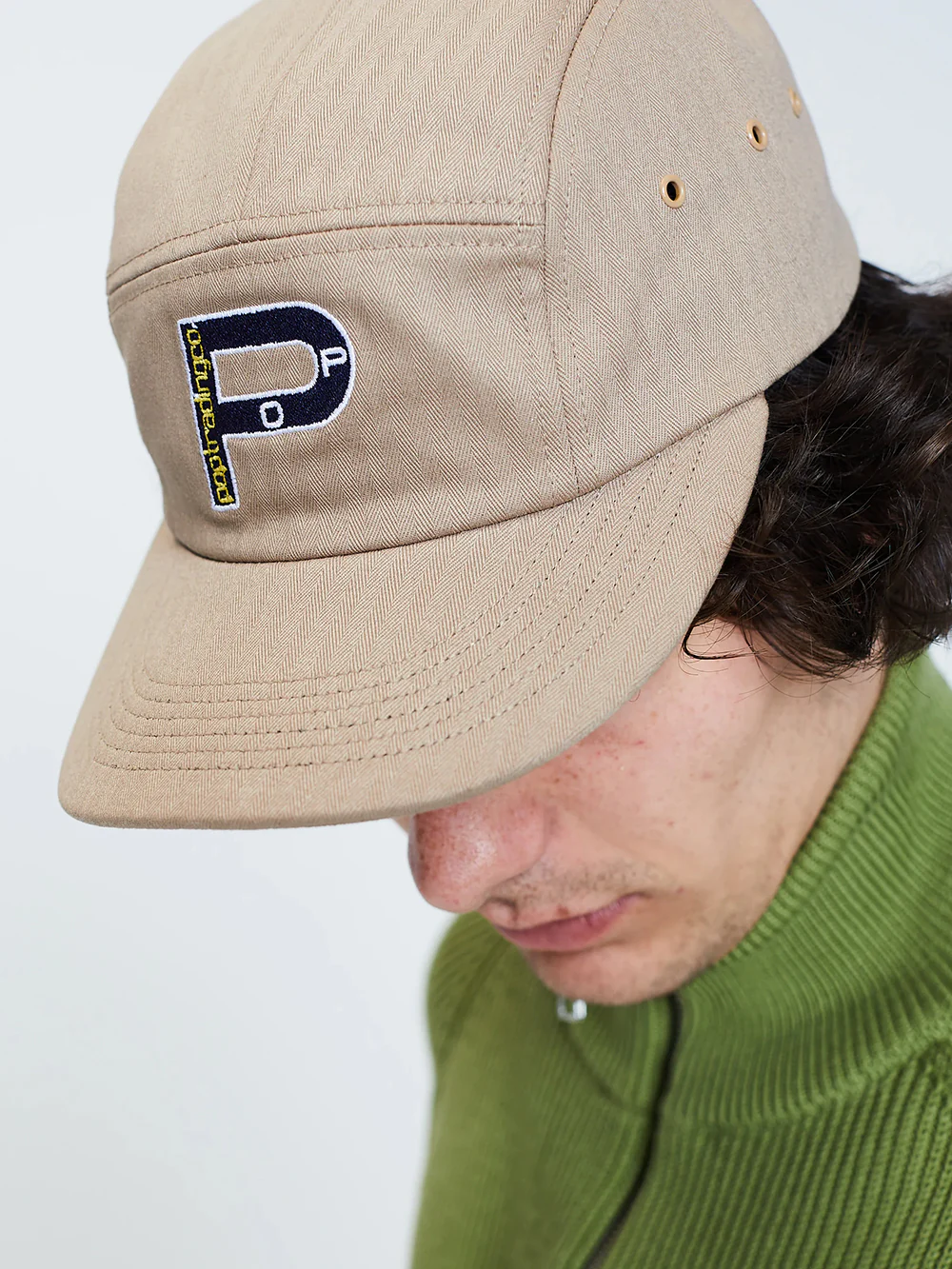 Pop Nautical Herringbone Five Panel Hat - Image 4