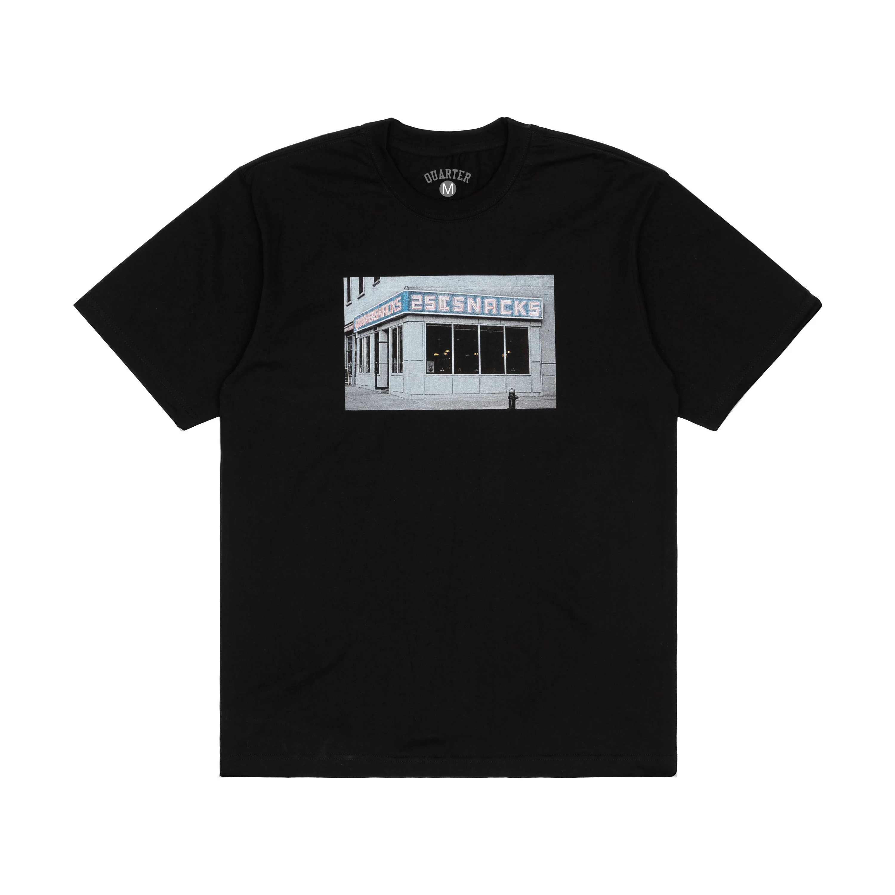 Quartersnacks Diner Tee - Black