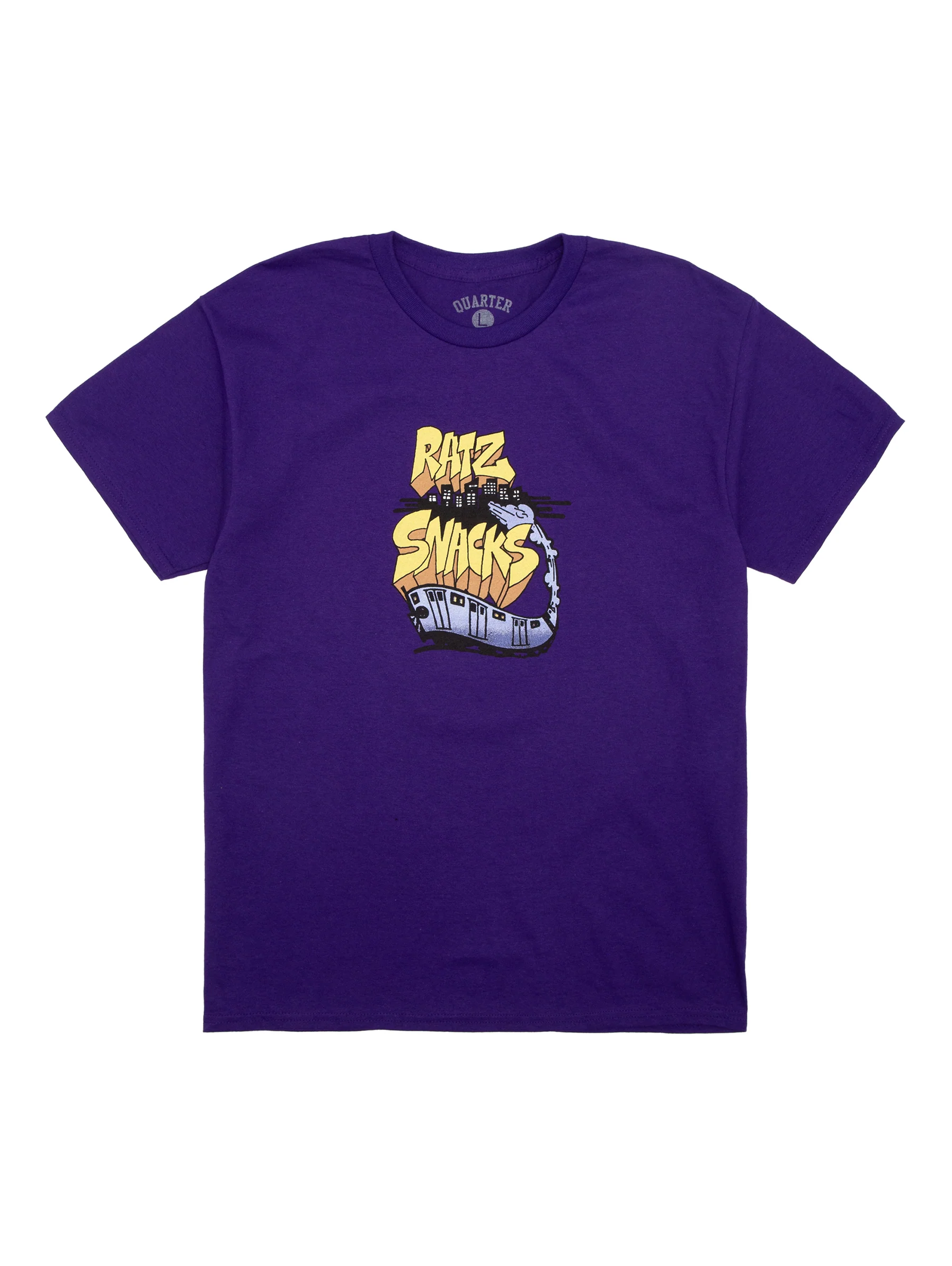 Quartersnacks Ratz Train Tee - Purple
