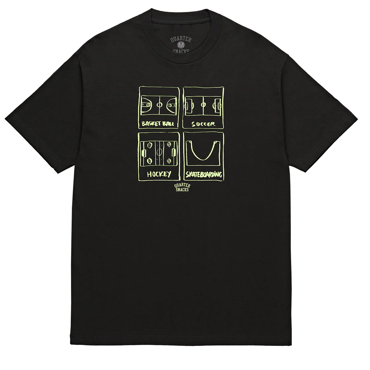Quartersnacks Sports Tee - Black