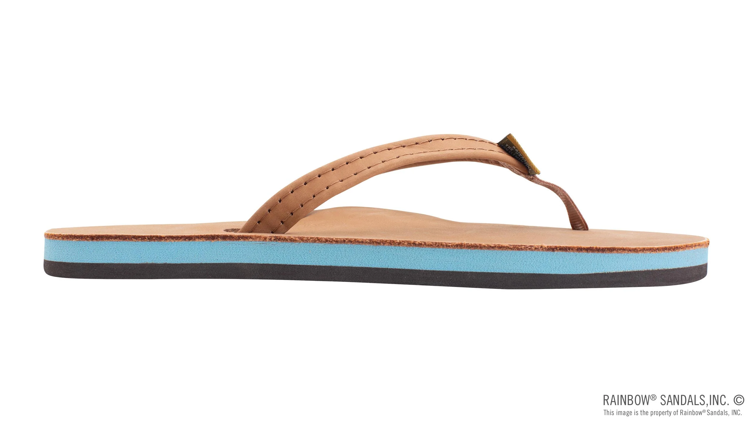 Rainbow Women's Premier Leather - Tan / Blue