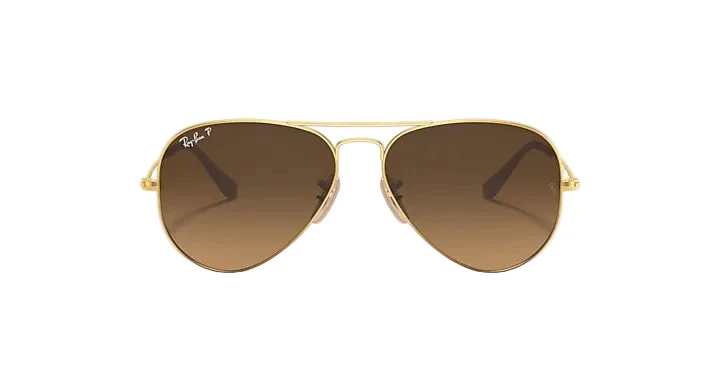 Ray-Ban Aviator Large Metal - Matte Arista w/ Brown Gradient - Image 2