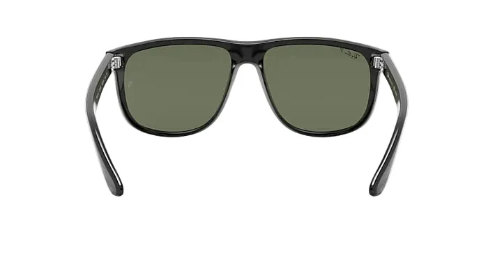 Ray-Ban Boyfriend - Black w/ Dark Green Polar - Image 4