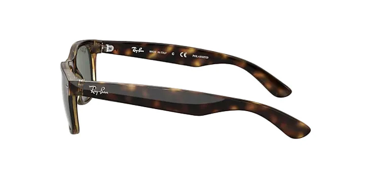Ray-Ban New Wayfarer Classic - Tortoise w/ G-15 Green 58 - Image 3