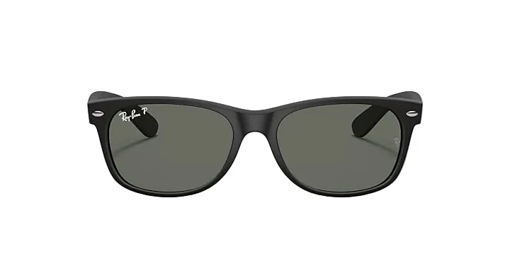 Ray-Ban New Wayfarer - Rubber Black w/ Polar Green - Image 2