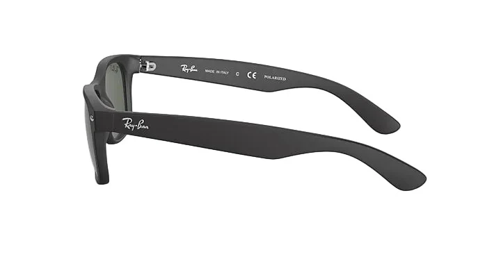 Ray-Ban New Wayfarer - Rubber Black w/ Polar Green - Image 3