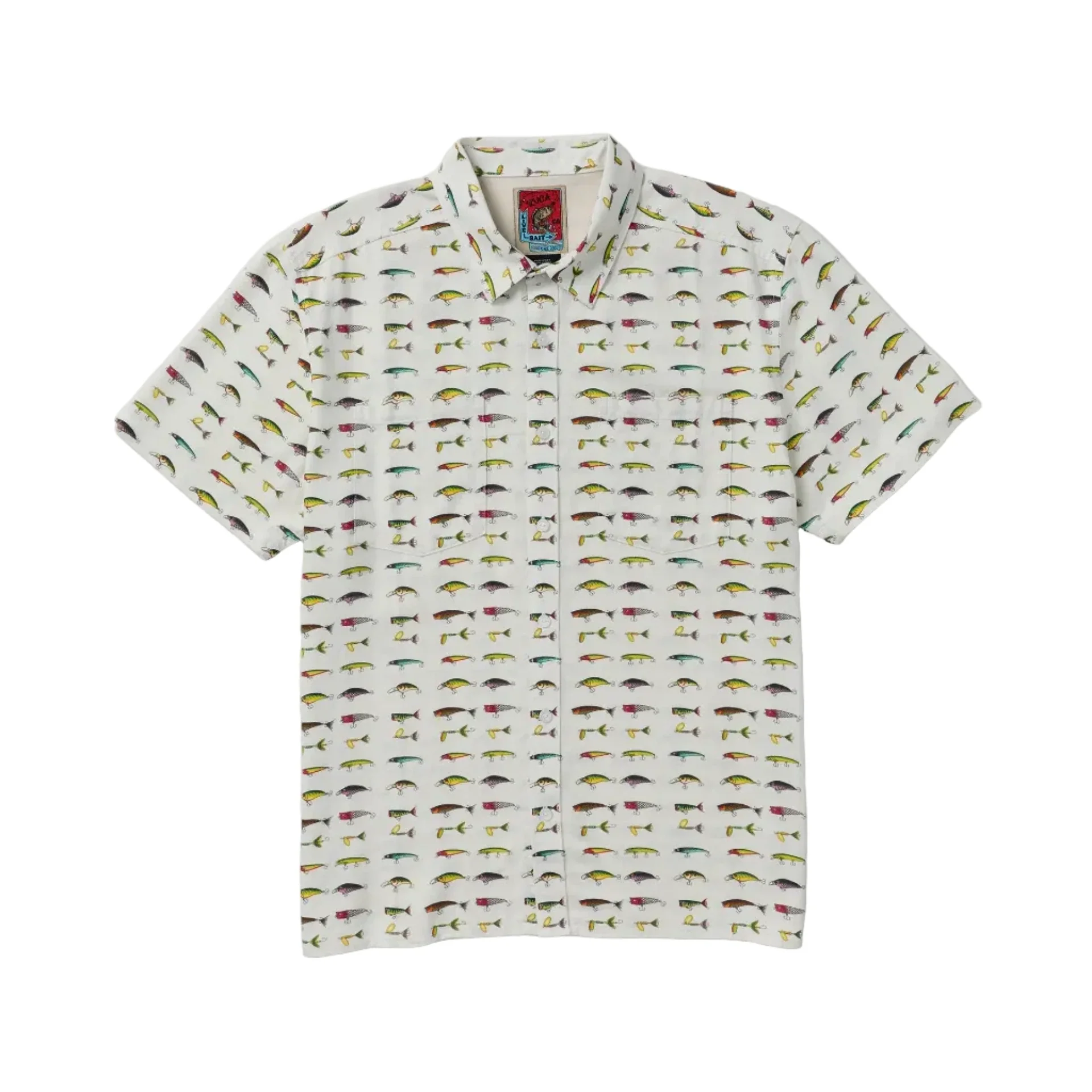 RVCA Tackle Shop SS Shirt - Wheat