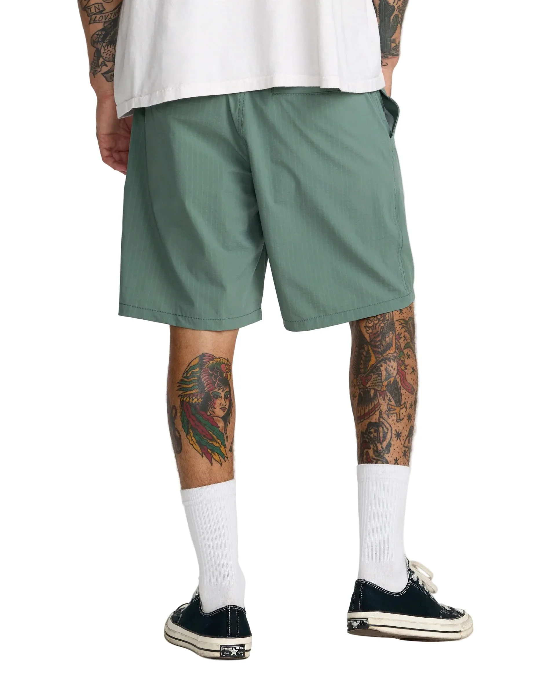 RVCA Vacancy Ghost Stripe 19" - Jade - Image 3