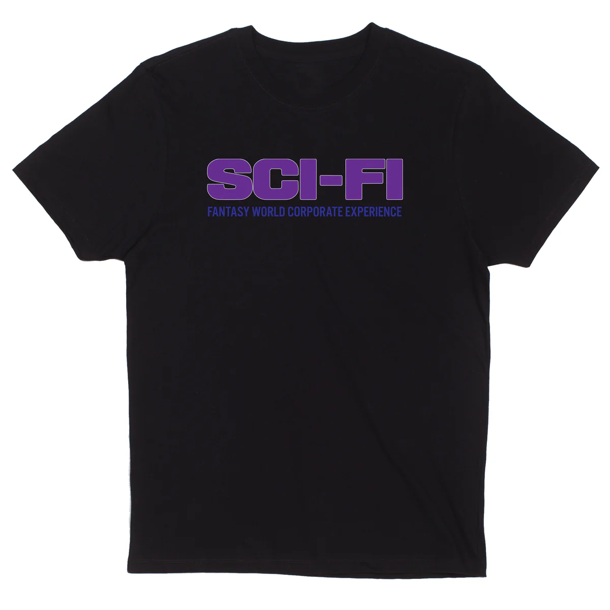Sci-Fi Fantasy Fantasy World Tee - Black