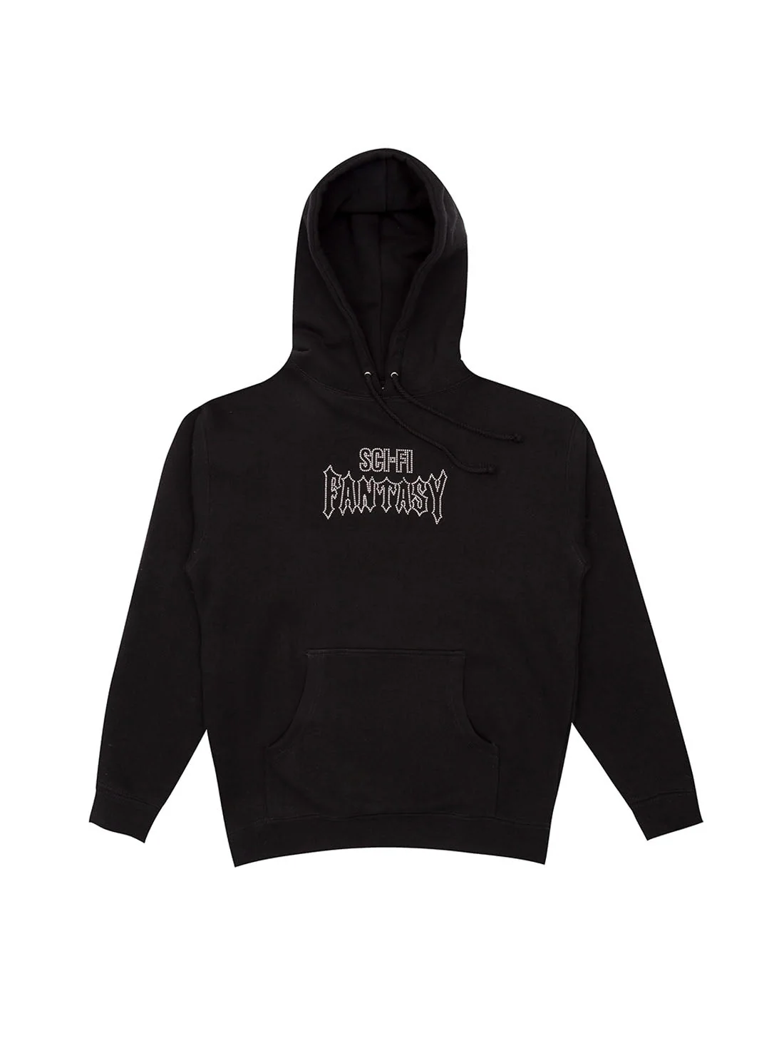 Sci-Fi Fantasy Studded Biker Hoodie