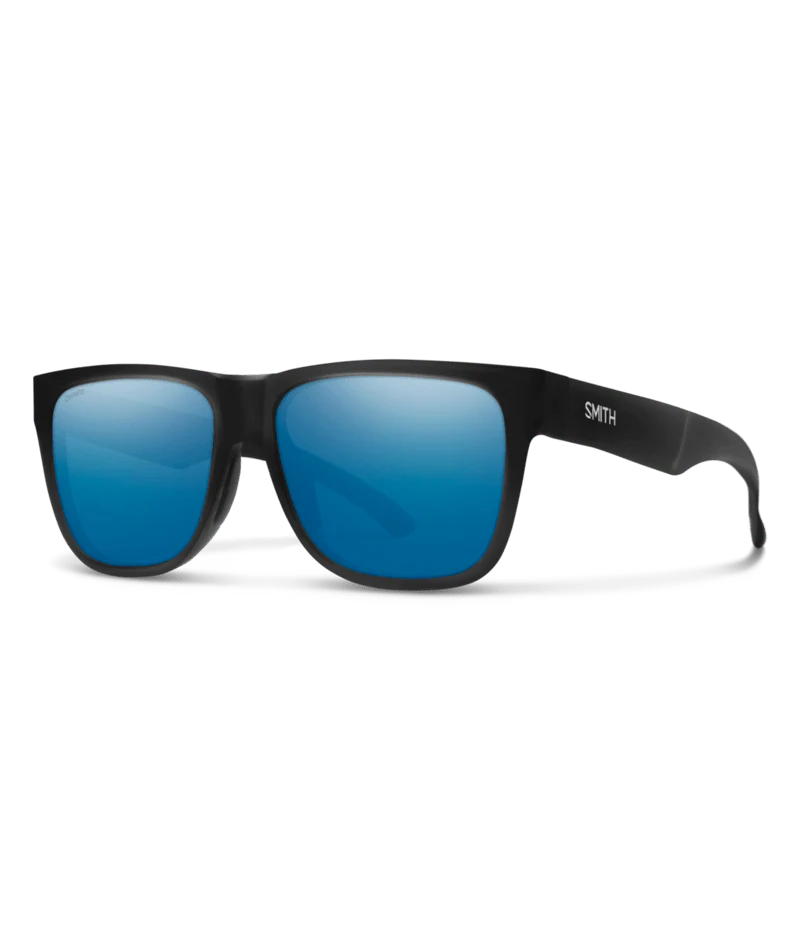 Smith Lowdown 2 - Matte Black / Chromapop Glass Blue Mirror