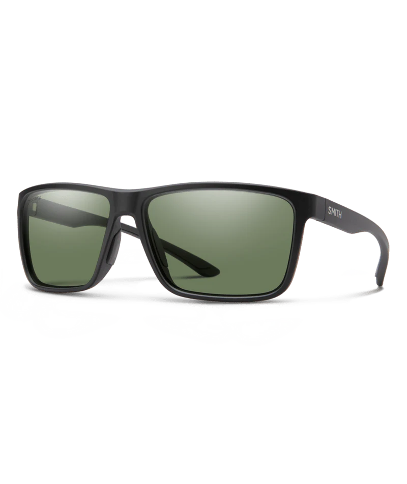 Smith Riptide - Matte Black / Chromapop Polarized Grey-Green