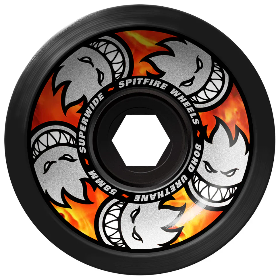 Spitfire 80HD Superwides Multiball Black - 58mm