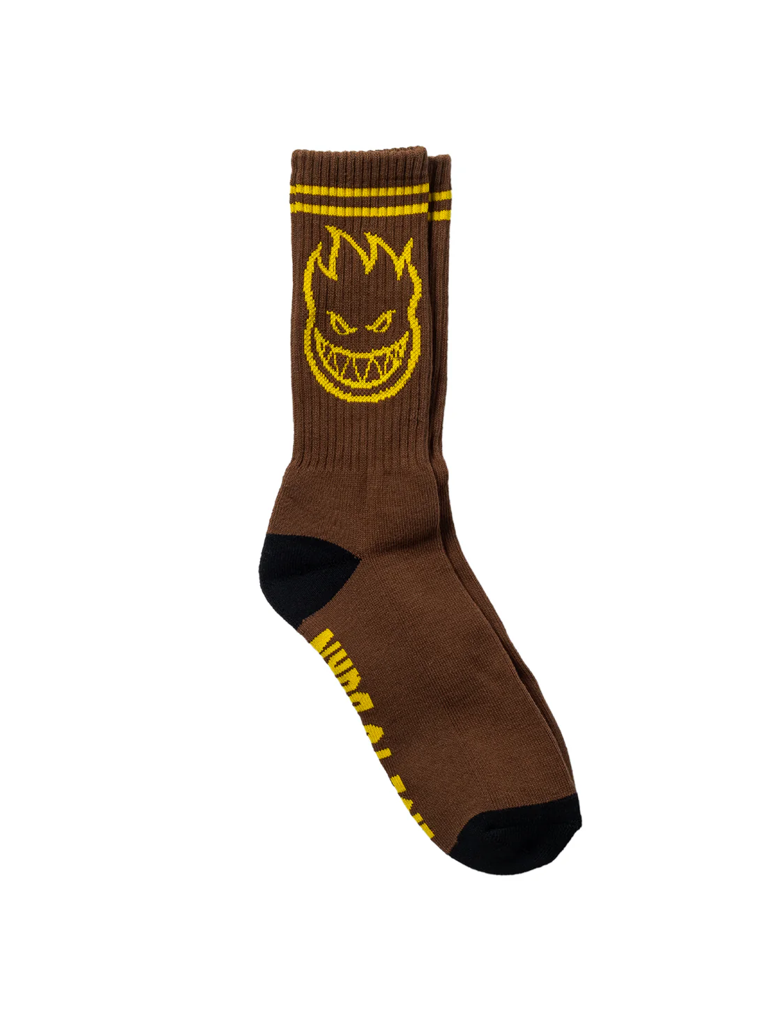 Spitfire Bighead Sock - Brown / Gold