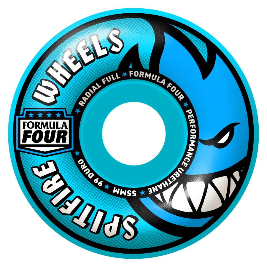Spitfire F499 Radial Full Blue - 55mm