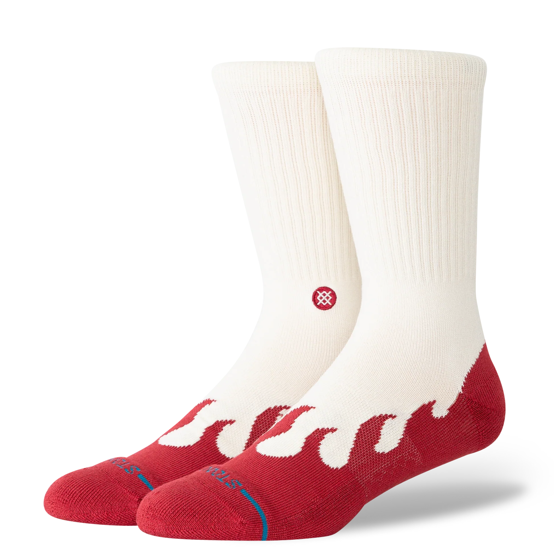 Stance Heating Up Crew - Red
