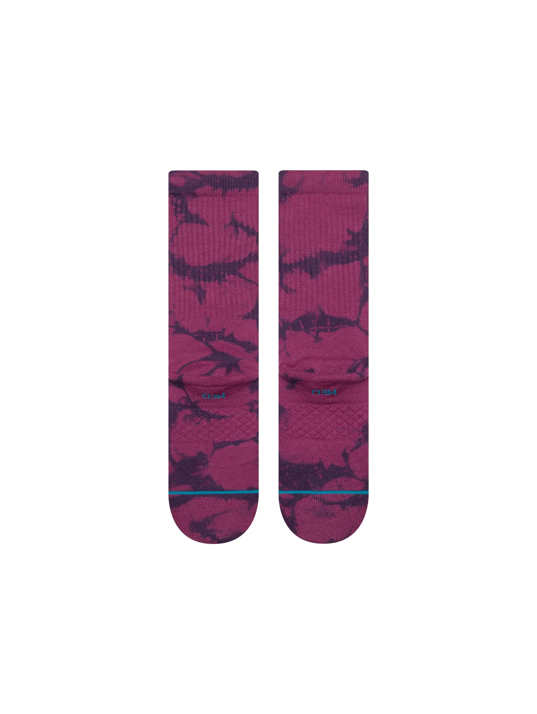 Stance ICON Dye Crew Sock - Purple / Navy - Image 2