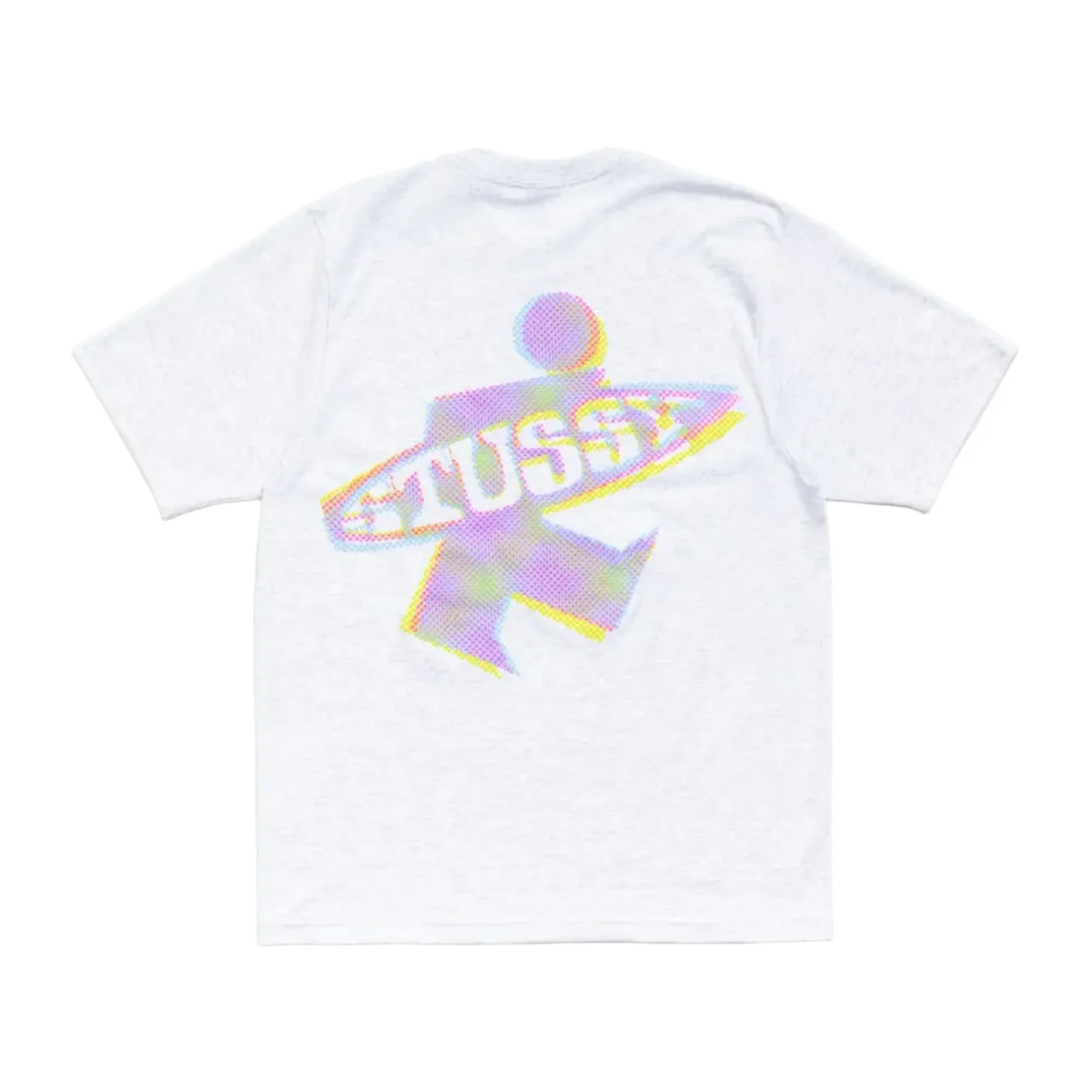 Stussy Dot Surf Tee - Ash Heather