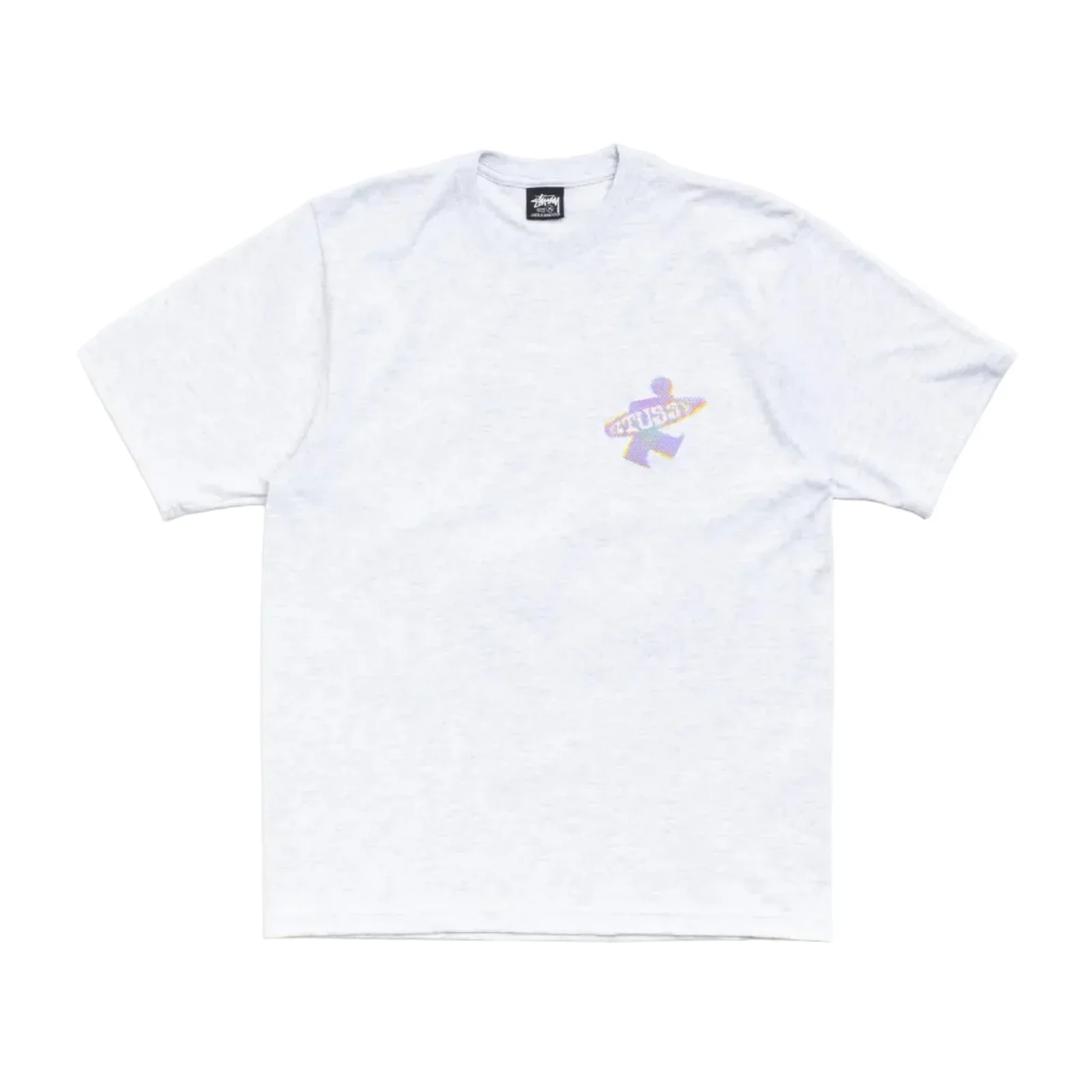 Stussy Dot Surf Tee - Ash Heather - Image 2