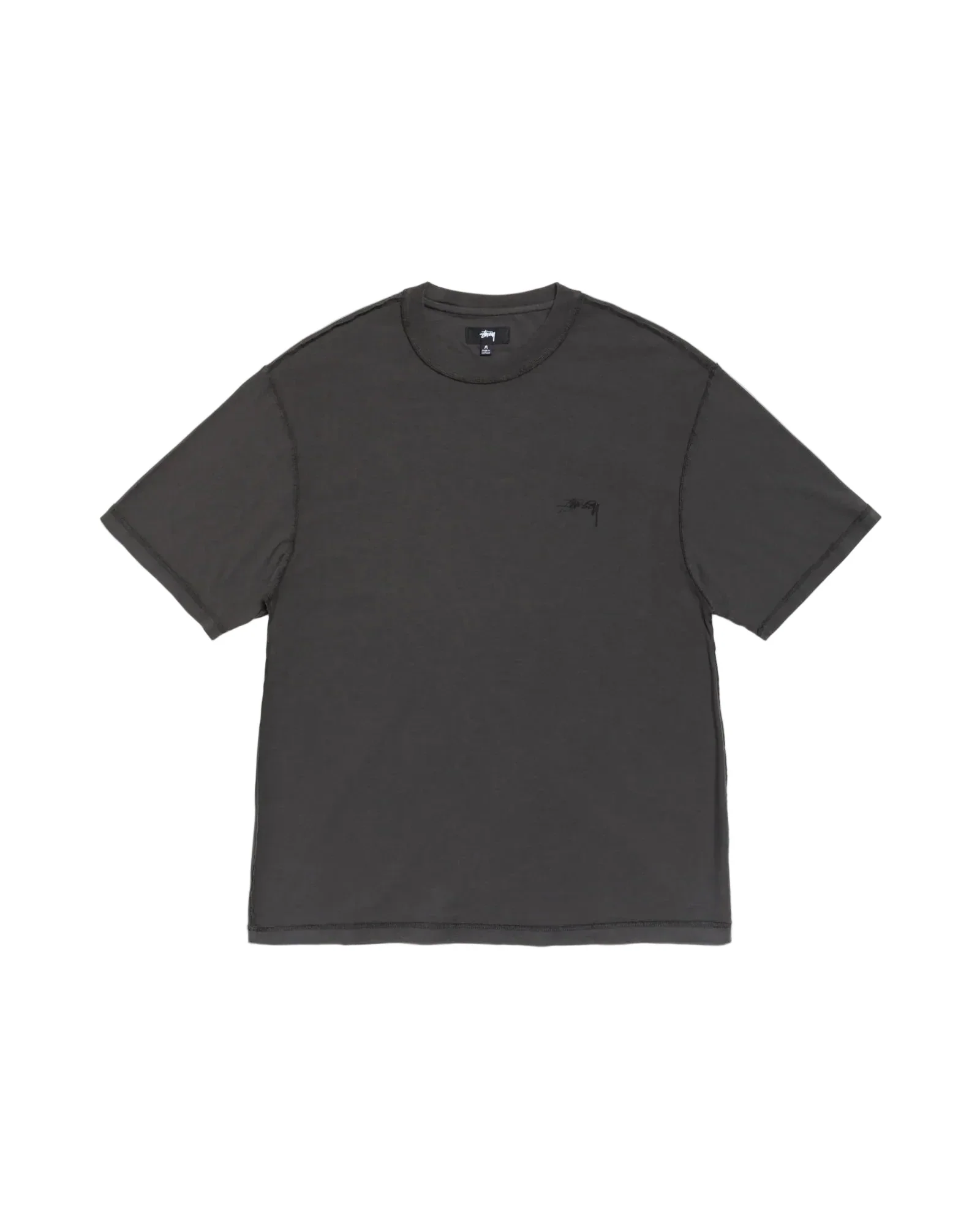 Stussy Lazy SS Tee - Vintage Black - Image 2