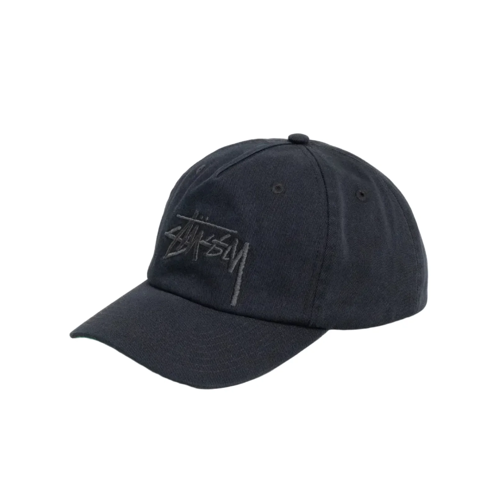 Stussy Mid-Depth Big Stock Snapback - Navy Eclipse - Image 3