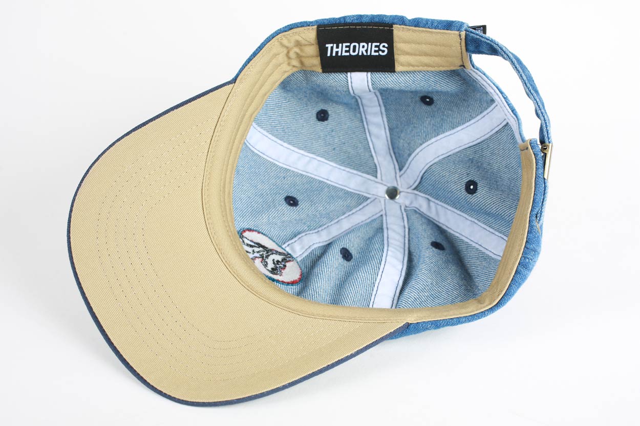 Theories Champ Strapback Hat - Denim Blue - Image 3