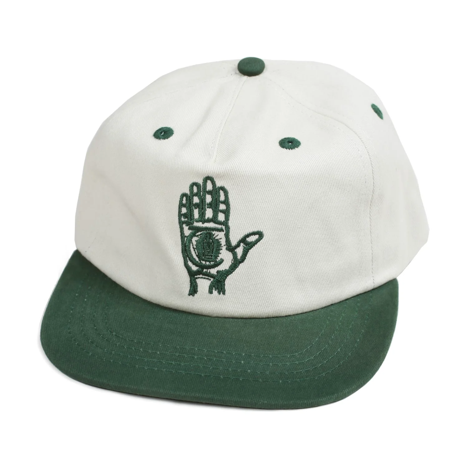 Theories Hand of Theories Strapback - Pearl / Green