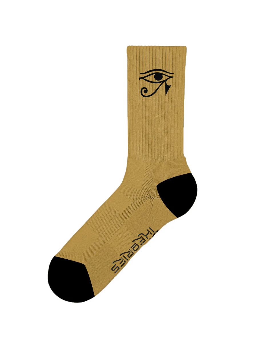 Theories Horus Sock - Yellow / Black