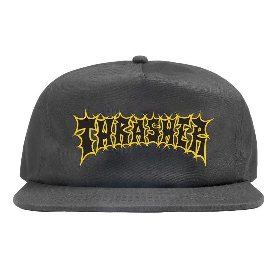 Thrasher Spikey Snapback - Charcoal
