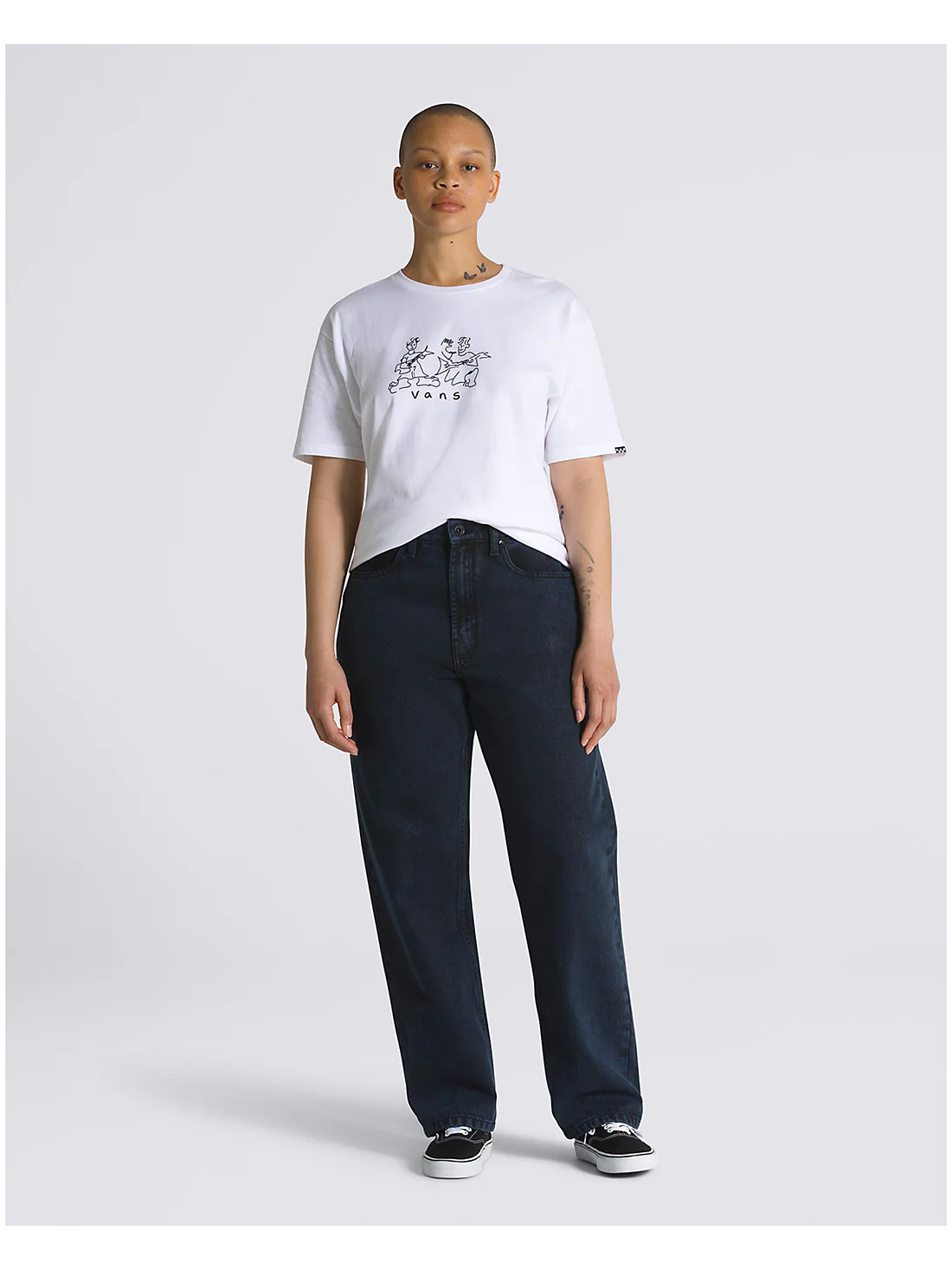 Vans Nick Michel Check 5 Loose Tapered Denim Pants - Image 3
