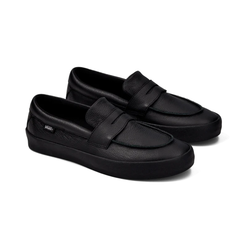 Vans Skate Loafer - Black Leather - Image 2