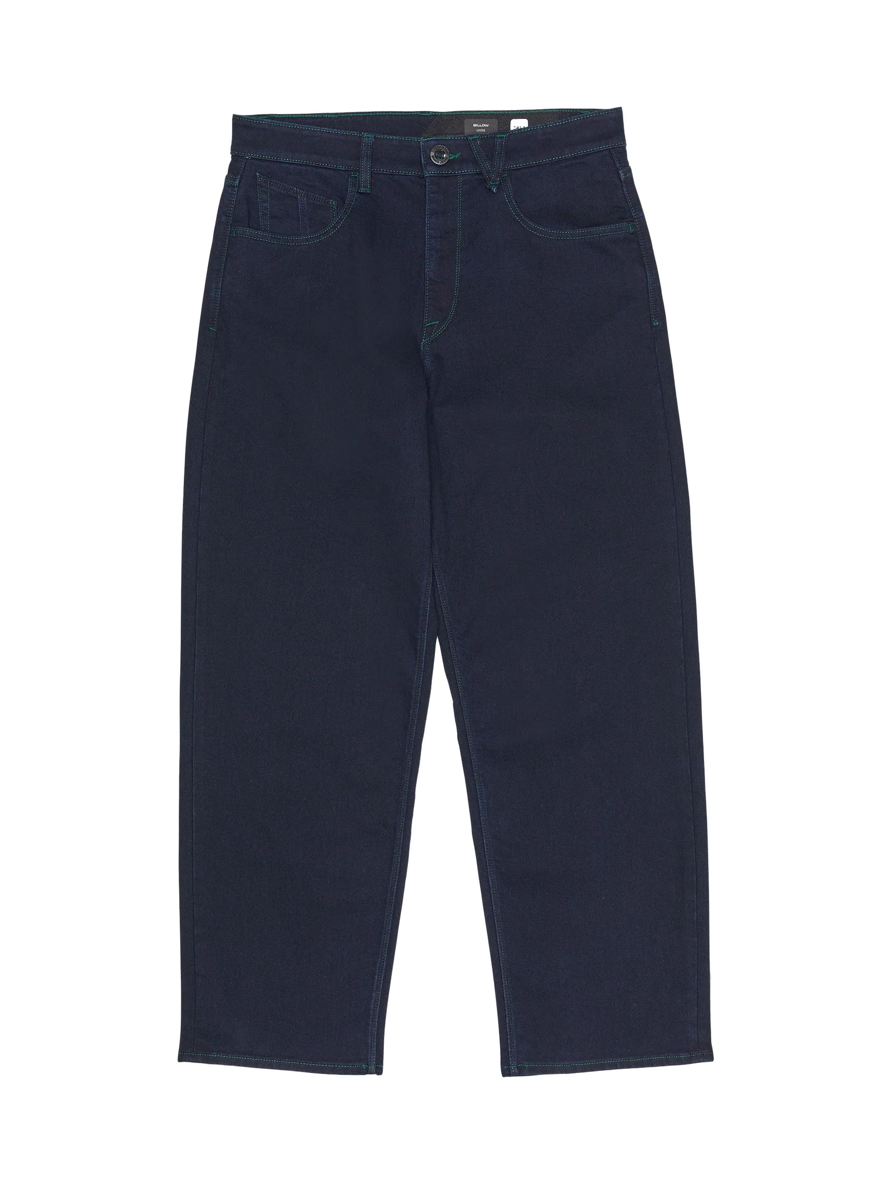Volcom Billow Loose Fit Denim Jeans - Blue Rinse